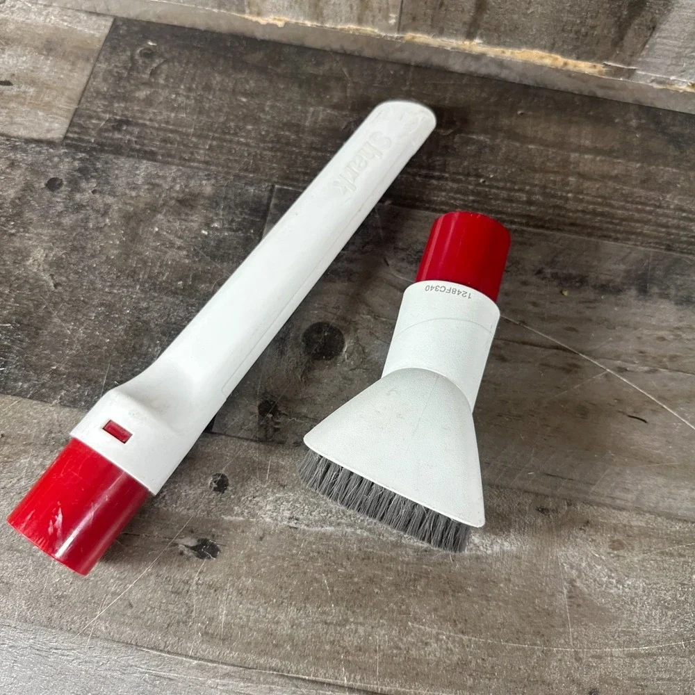 Shark NV341 Dusting Brush Tool & Crevice Attachment white/red